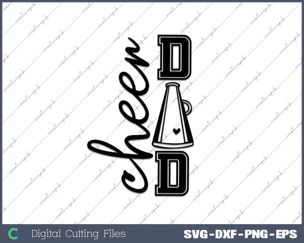 Cheer Dad Senior Class of 2025 SVG PNG Cutting Printable Files