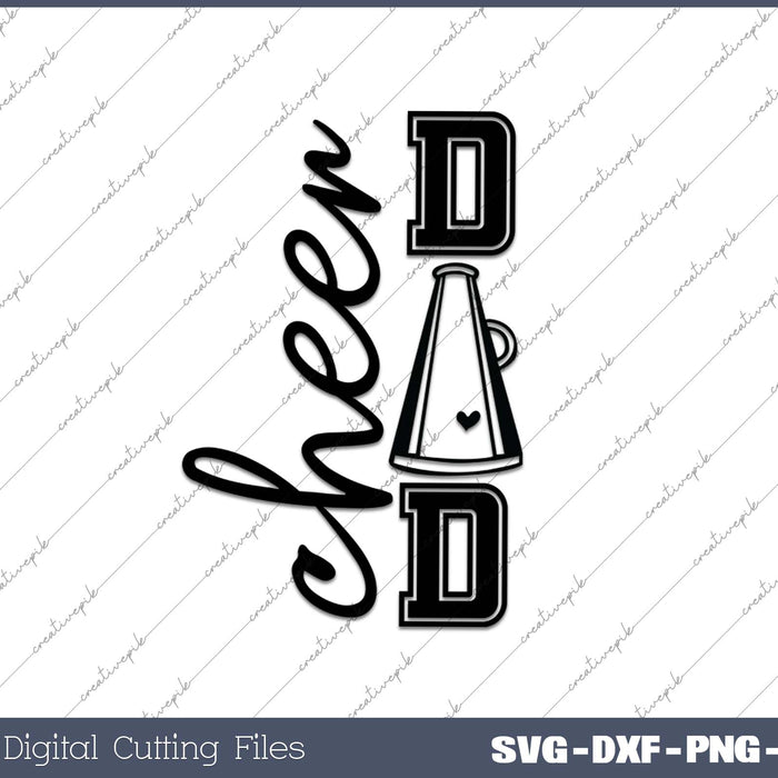 Cheer Dad Senior Class of 2025 SVG PNG Cutting Printable Files