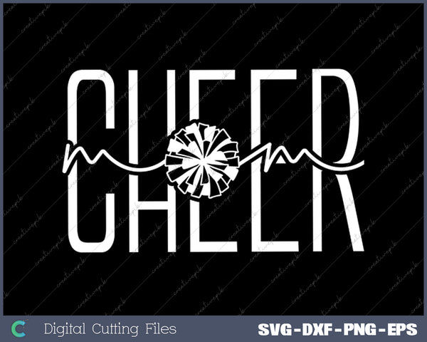 Cheer Mom Cheer Mama Cute Mom Life Cheer SVG PNG Cutting Printable Files