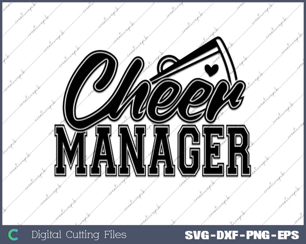 Cheer manager Cheerleader SVG PNG Files