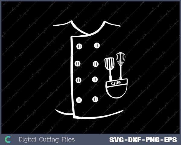 Chef Costume Coat Uniform Funny Cook Jacket for Cooking 