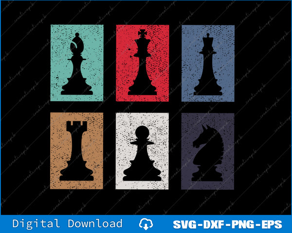 Chess Chessmen Costume SVG PNG Cutting Printable File
