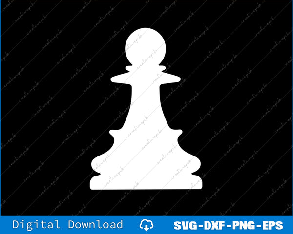 Chess Costumes White Pawn Halloween Costume SVG PNG Cutting File