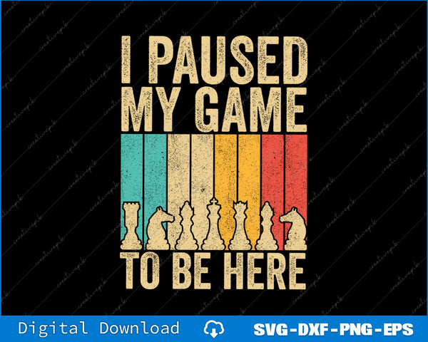 Chess Gifts For Chess Players Men Kids Chess Lovers Themed SVG PNG Printable File