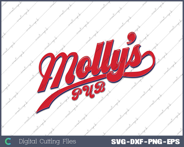 Chicago Fire Molly's Pub SVG PNG Cutting Printable Files