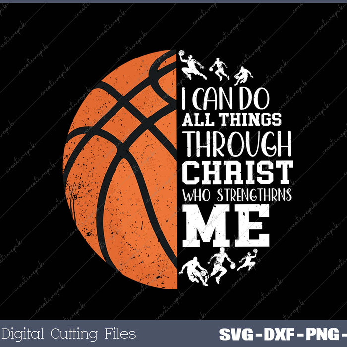 Christian Basketball Men Boys Kids Religious Gifts