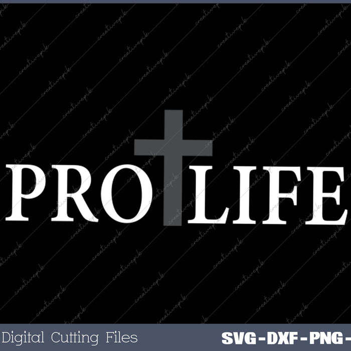 Christian Pro Life Cross Anti Abortion Political Pro-Life