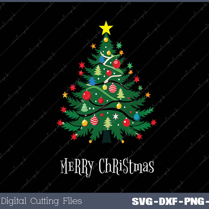 Christmas Tree Celebration - Merry Christmas -XMas