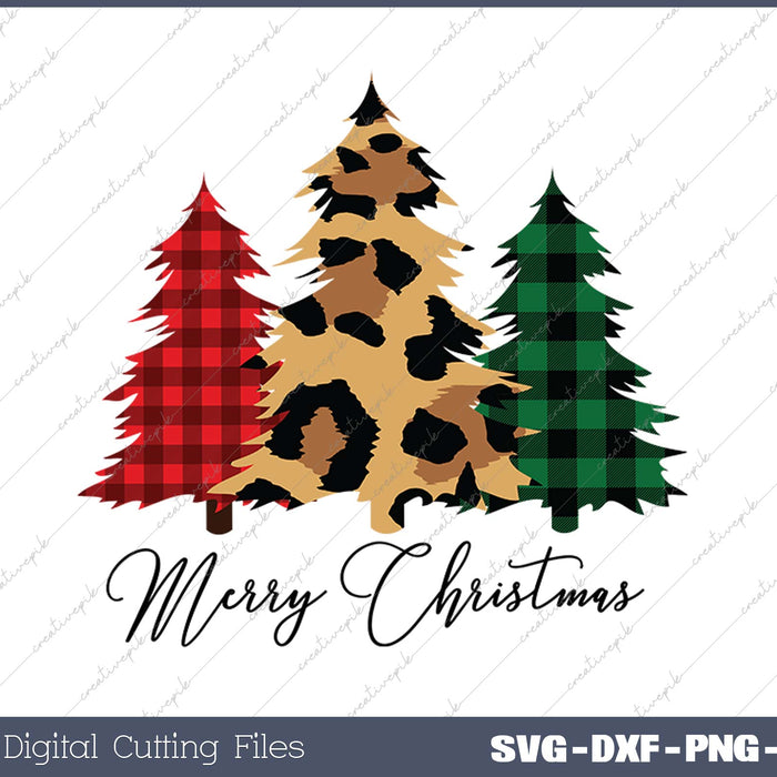 Christmas Tree Christmas SVG PNG Cutting Printable Files