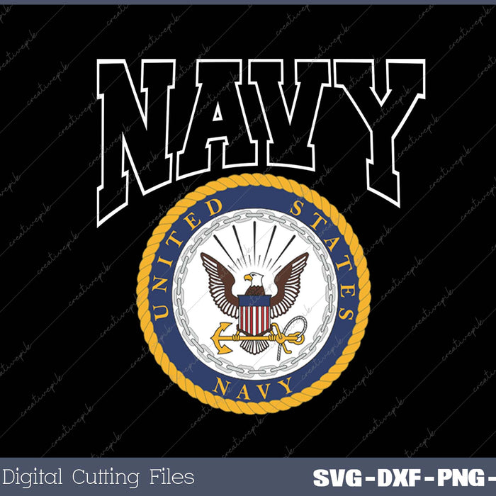 Classic Navy SVG PNG Cutting Printable Files