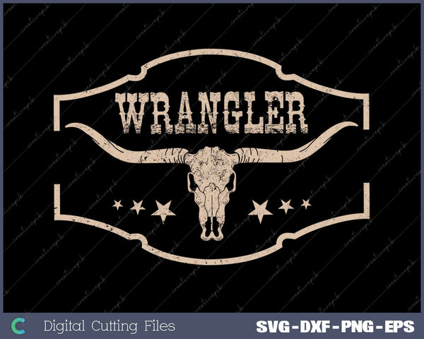 Classic Wranglers Cowhide Bulls Skulls Vintage Styles Pride