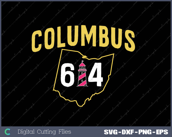 Columbus 614 SVG PNG Cutting Printable Files