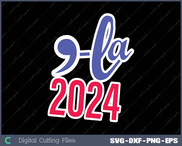 Comma La Sticker Kamala Harris President 2024 Laptop Sticker