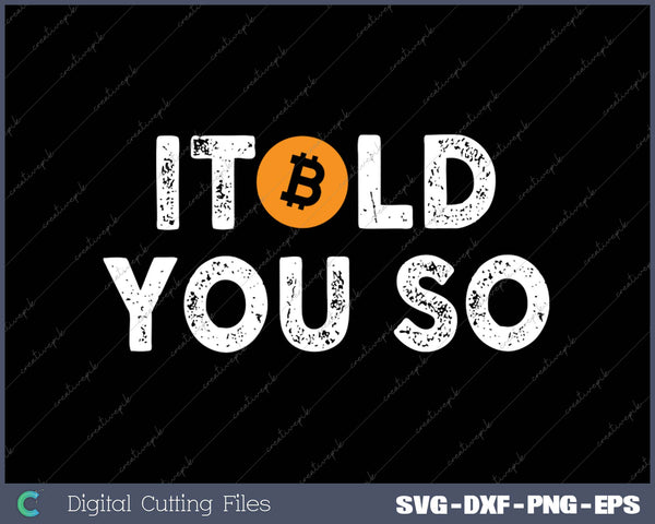 Cool Bitcoin SVG PNG Cutting Printable Files