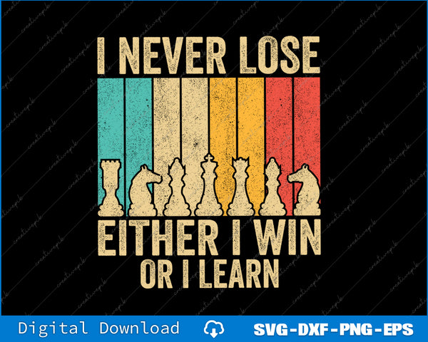 Cool Chess Lover Art For Men Women Kid Novelty Chess Player SVG File