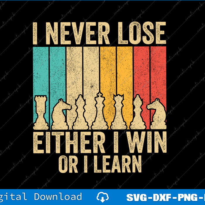 Cool Chess Lover Art For Men Women Kid Novelty Chess Player SVG File