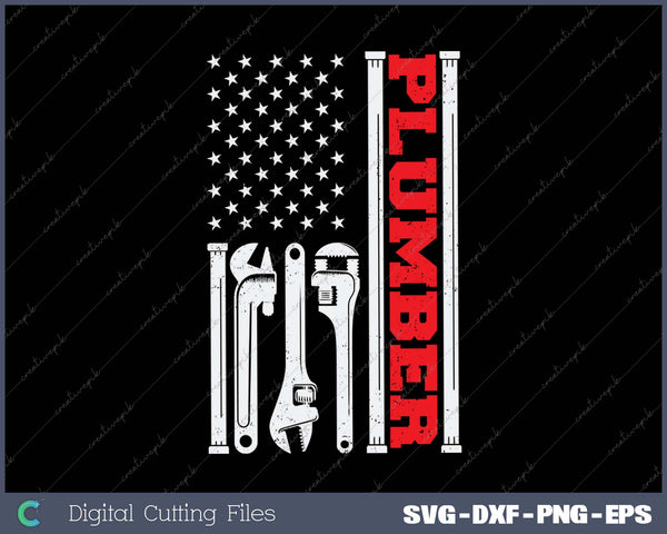 Cool Plumber Art For Men Dad Wrench Plumbing Novelty Plumber