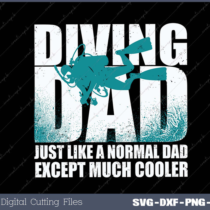 Cool Scuba Diving For Dad Men Ocean Scuba Diver Instructor