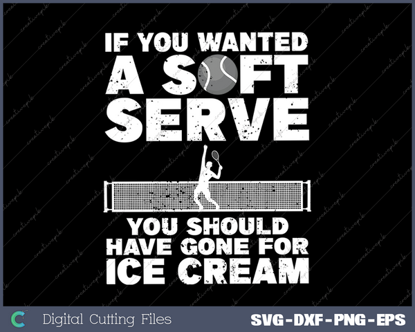 Cool Tennis Novelty For Men Women Boys Girls Tennis Players SVG PNG Cutting Printable Files