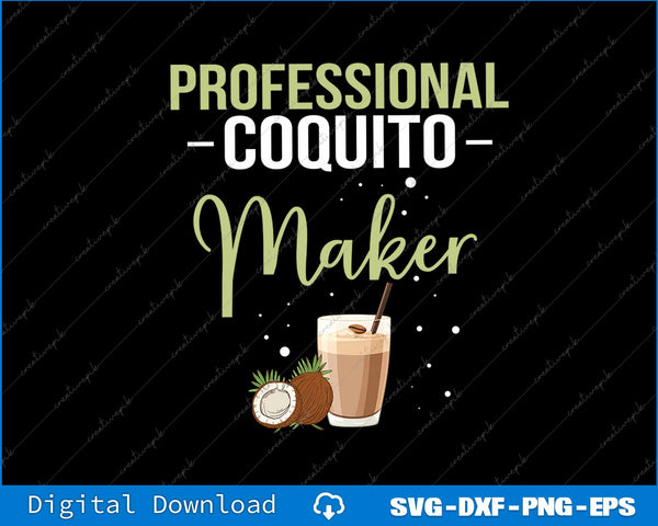 Coquito Christmas Coquito Maker Puerto Rican Christmas SVG PNG Printable File