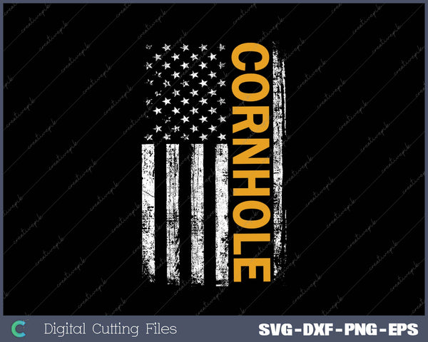 Cornhole American USA Flag