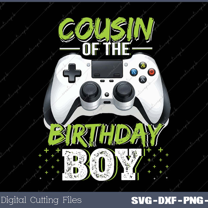 Cousin of the Birthday Boy Matching Video Game Birthday Gift 