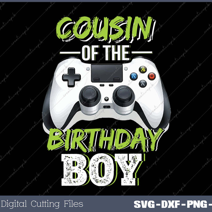 Cousin of the Birthday Boy Matching Video Game Birthday Gift