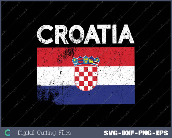 Croatia Croatian Flag SVG PNG Cutting