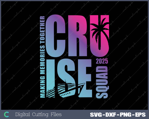 Cruise Squad Cruise 2025 Family Trip Cruise 2025 Family Cruise Door Magnet