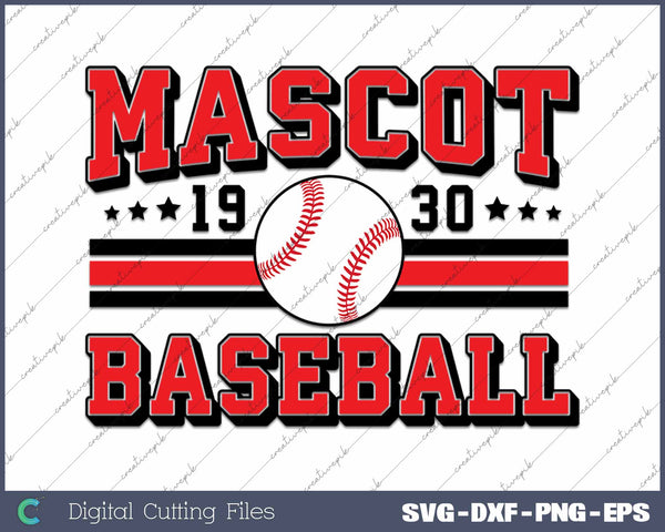 Custom Baseball Team SVG PNG Cutting Printable Files