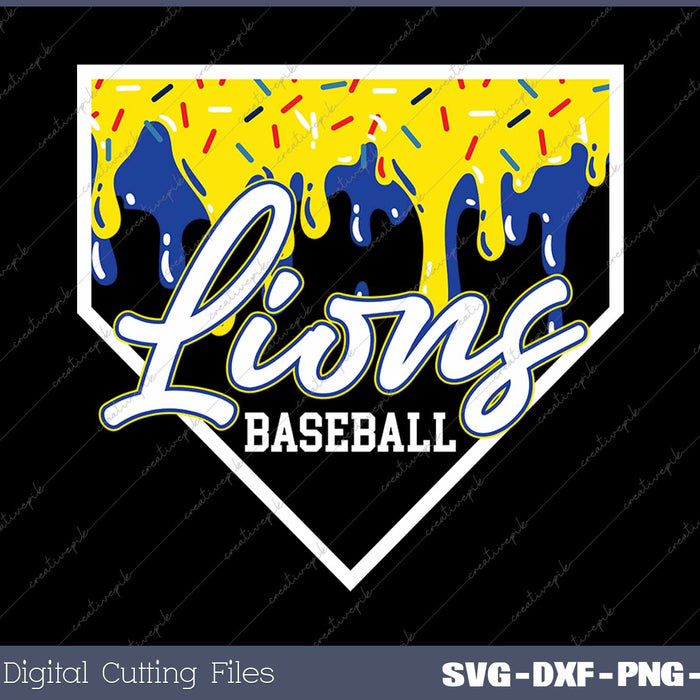 Custom Baseball Team Spirit Swoosh SVG PNG Cutting Printable Files