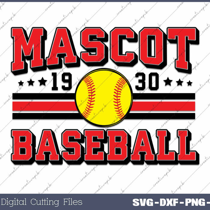 Custom Softball Team SVG PNG Cutting Printable Files