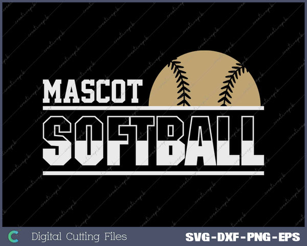 Custom Softball Team Template SVG PNG Cutting Printable Files