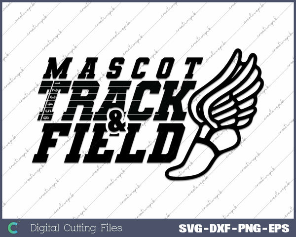 Custom Track And Field SVG PNG Cutting Printable Files