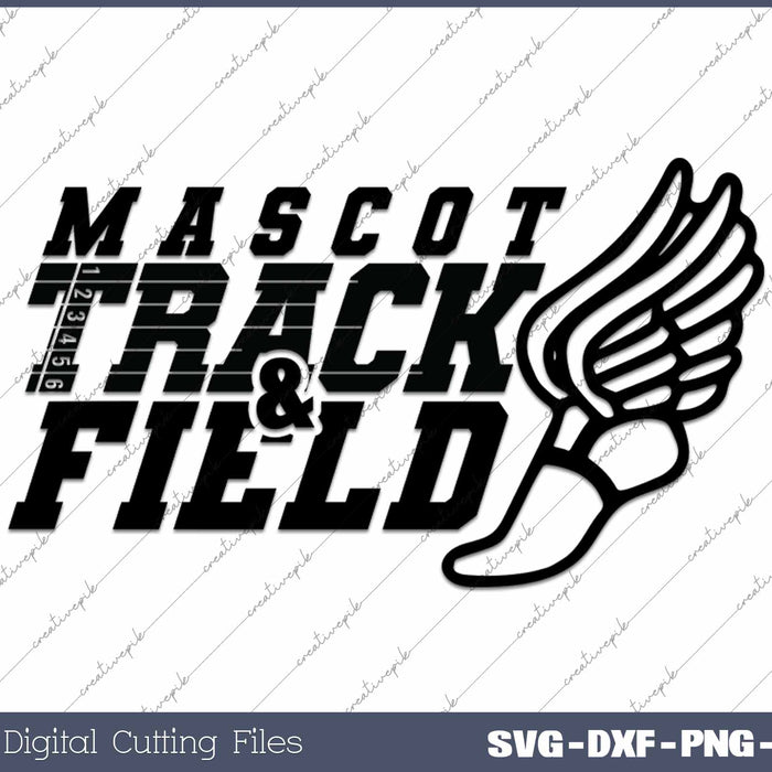 Custom Track And Field SVG PNG Cutting Printable Files