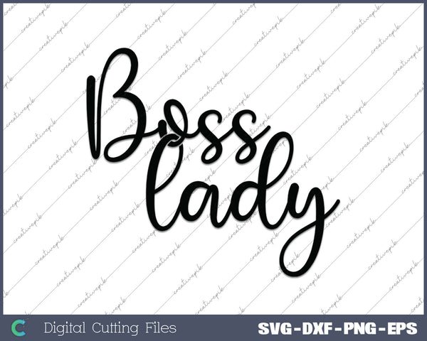 Cute Boss Lady Powerful Business 