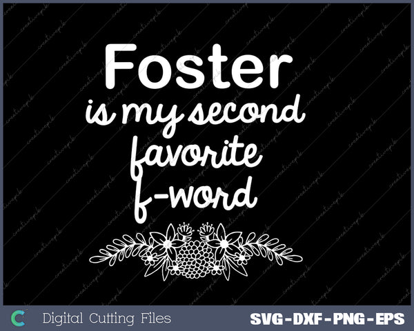 Cute Foster Mom Design For Mom Women Foster Mom Parent Care SVG PNG Cutting Printable Files