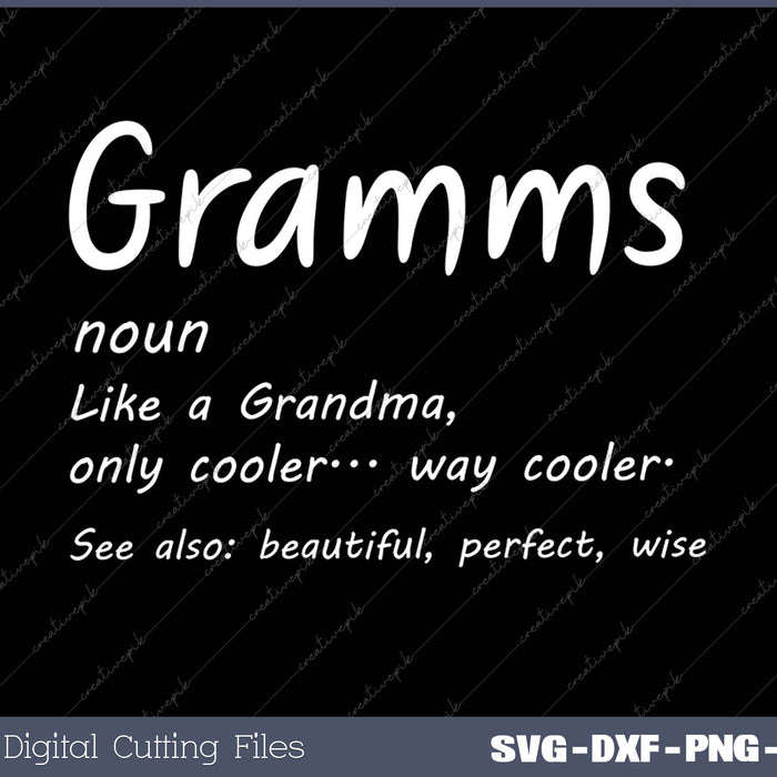 Cute Gramms Definition Mothers Day cool