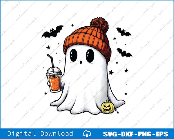 Halloween Cute Halloween Ghost PNG Cutting Printable File