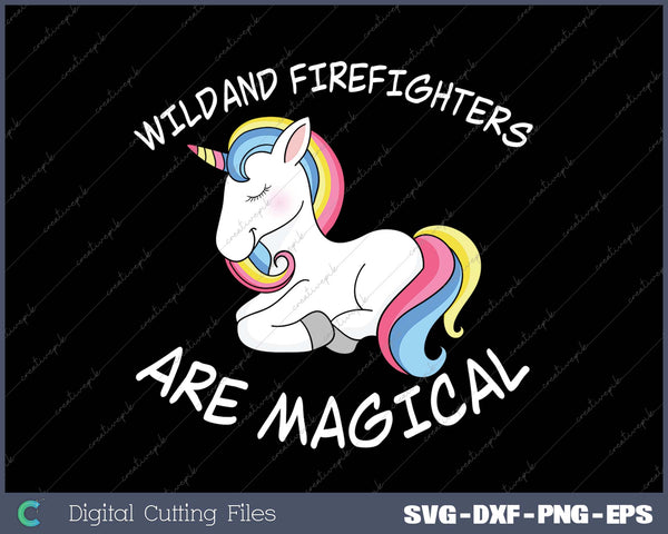 Cute Wildland Firefighter Unicorn for Women Gift