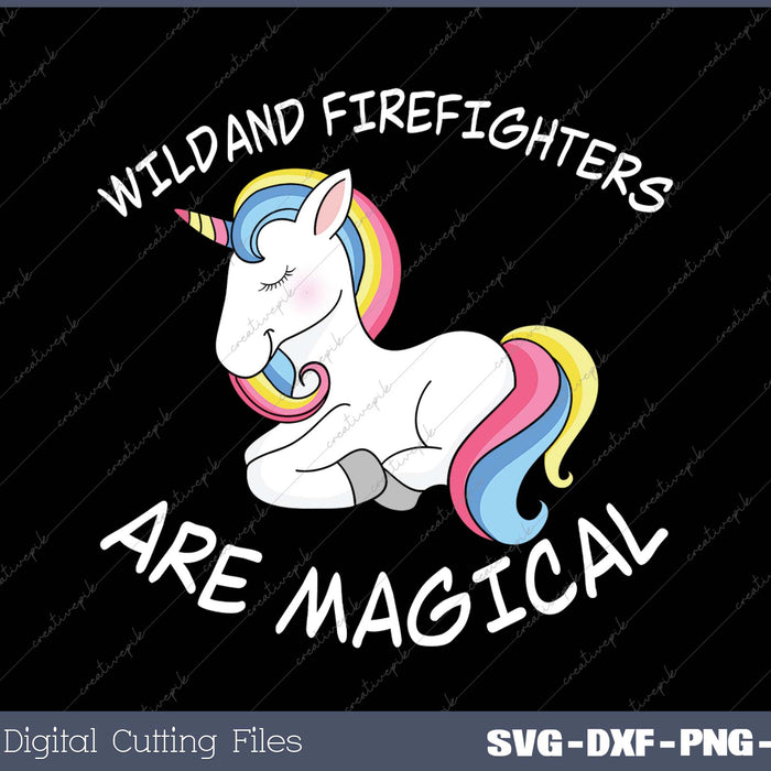 Cute Wildland Firefighter Unicorn for Women Gift