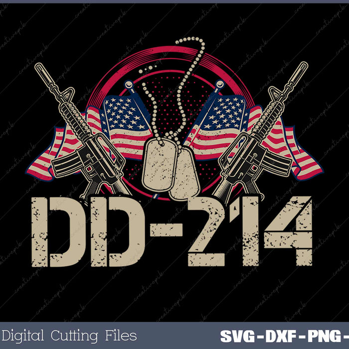 DD214 Gift for a Veteran Svg Design Cut File