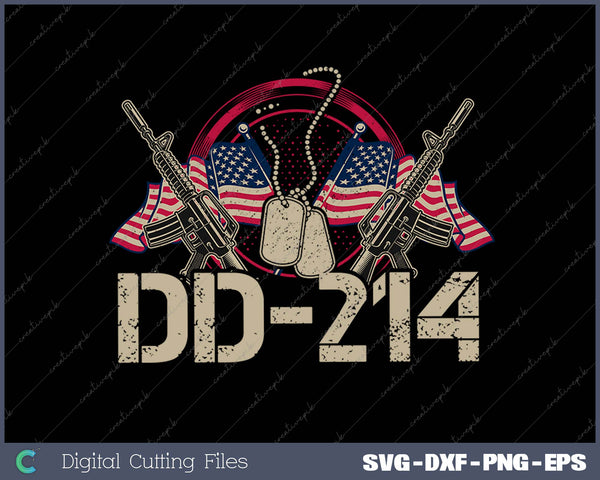 DD214 Gift for a Veteran SVG PNG Cutting Printable Files