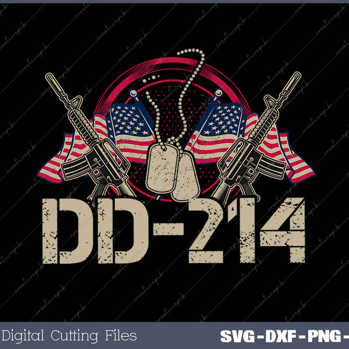 DD214 Gift for a Veteran SVG PNG Cutting Printable Files