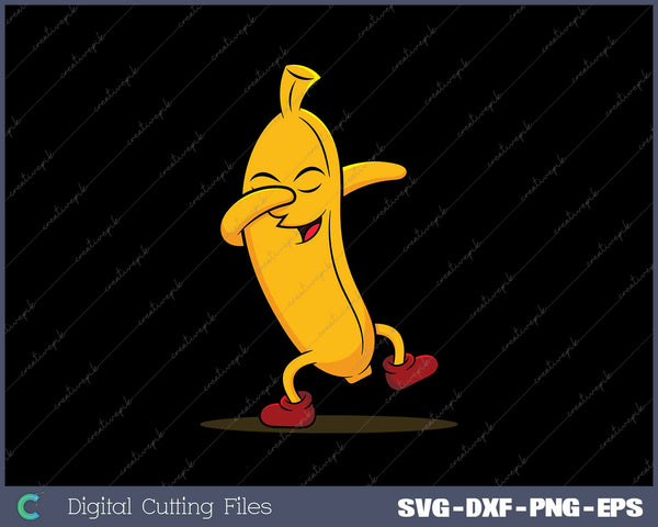 Dabbing Banana Dab Funny Dancing Fruit 