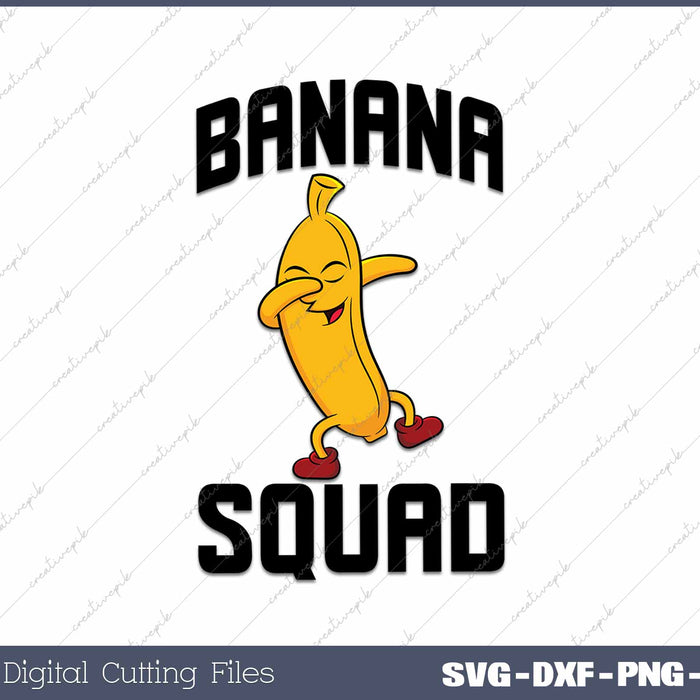 Dabbing Banana Squad Funny Yellow Riped Fruit 