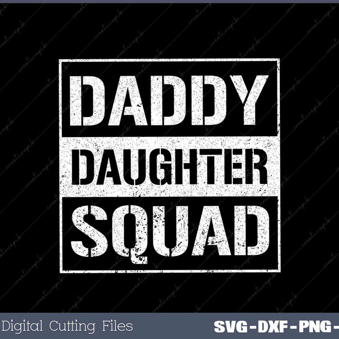 Dad Daughter Matching Group SVG PNG Cut Printable Files