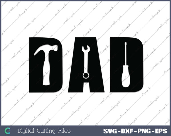 Dad The Fixer Of Everything Funny Father's Day Tools Tee