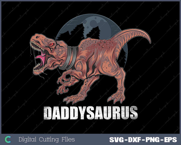 Daddy Dinosaur Daddysaurus SVG DXF PNG Design File