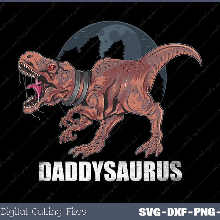 Daddy Dinosaur Daddysaurus SVG DXF PNG Design File